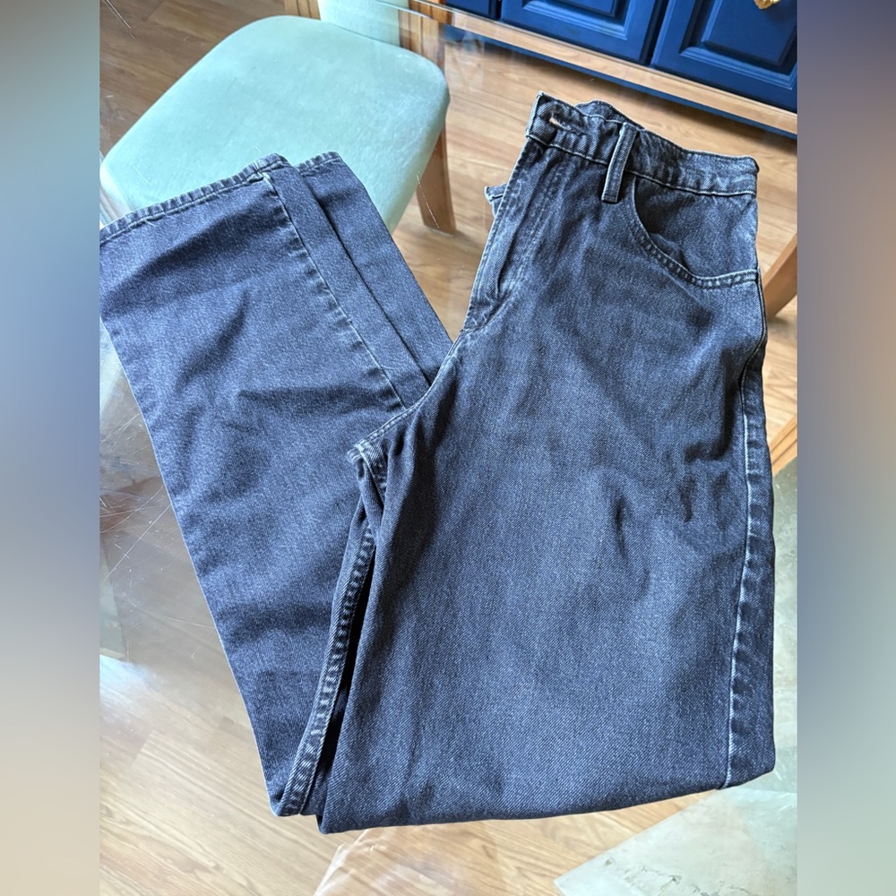 Frame Denim in inkwell Le High straight jeans - Picture 6 of 14